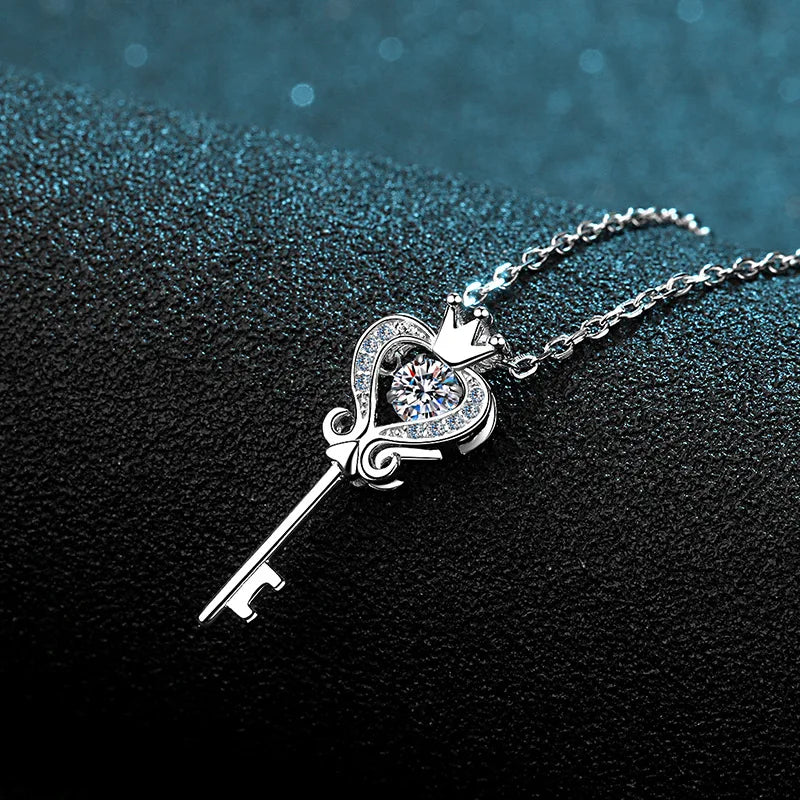 D'Galillea™ Secrets Unlocked: Elegant Key Pendant Necklace