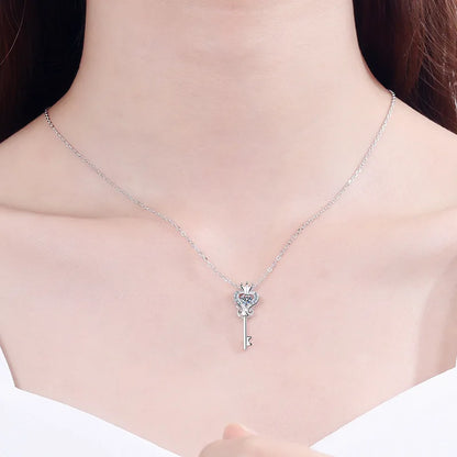 D'Galillea™ Secrets Unlocked: Elegant Key Pendant Necklace