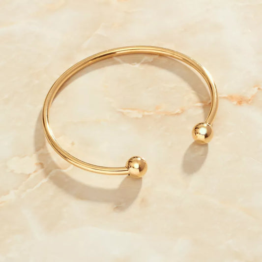 D'Galillea™ Eternal Charm: Brazalete C-Shape de Acero Inoxidable