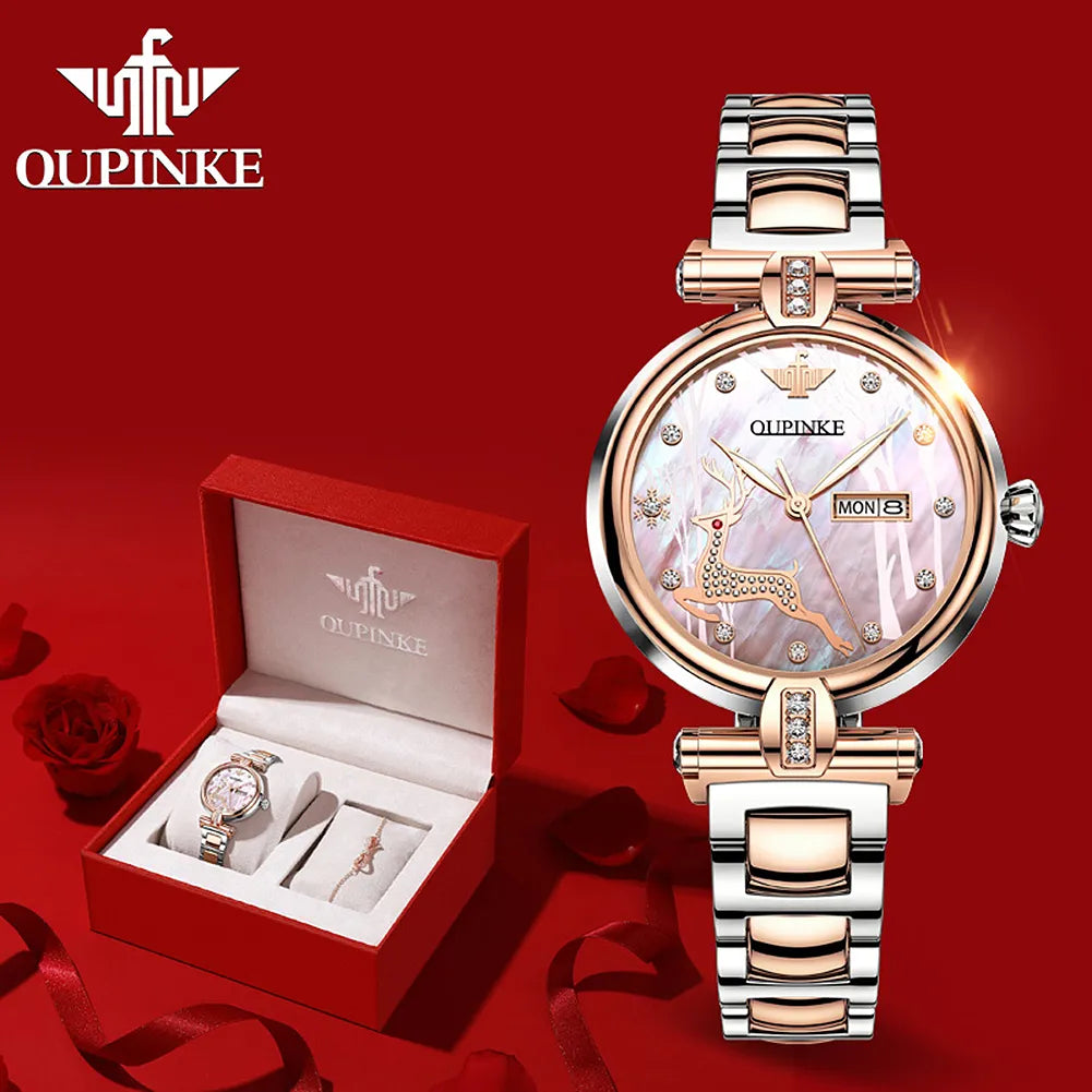 OUPINKE Reloj Para Mujer