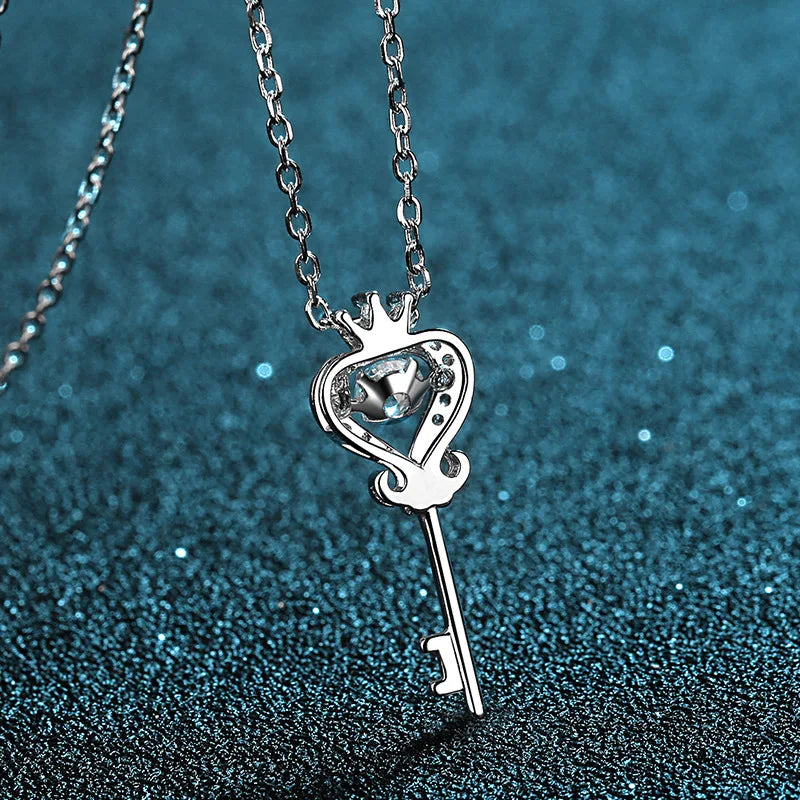 D'Galillea™ Secrets Unlocked: Elegant Key Pendant Necklace