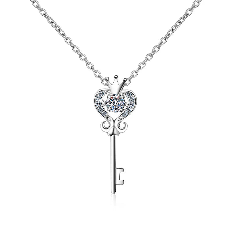 D'Galillea™ Secrets Unlocked: Elegant Key Pendant Necklace