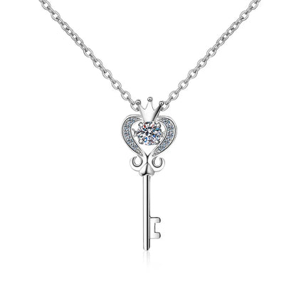 D'Galillea™ Secrets Unlocked: Elegant Key Pendant Necklace